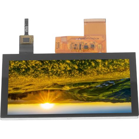 TFT-Bildschirm, 5 Zoll, 800 x 480 Pixel Auflösung, hochauflösendes LCD-Display mit Touchscreen für Gesichtserkennung (1/5)