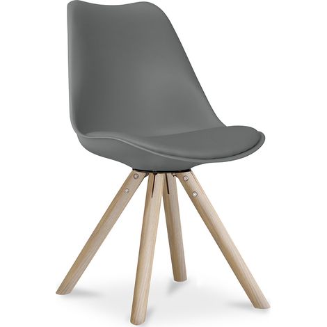Dining Chair - Scandinavian Style - Denisse Dark grey
