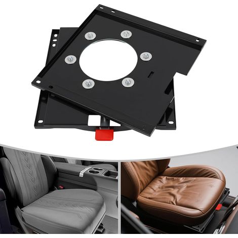 360°-Drehbare Sitzbasis Universelle Drehkonsole, 48×48 cm Drehfuß für Fiat Ducato X250, Citroën Relay und Peugeot Boxer (Fahrersitz) (1/5)