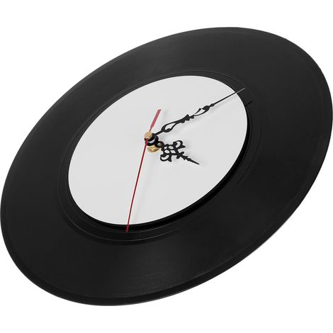 Horloge Murale à Disque Vinyle 300 Mm en MDF pour Décoration Murale Musical Personnalisable DIY pour Garçon et Filles Accessoire Vinyle Décoratif Unique (1/5)