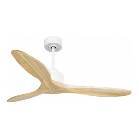 Modulo Slim de Klassfan - Ventilateur de plafond et destratificateur moteur DC blanc et pales bois clair 25 à 40 m² (1/5)