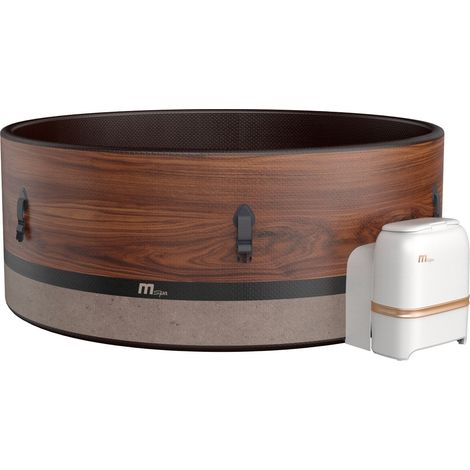 Vasca Idromassaggio da Esterno Spa Riscaldata 173x173x65 cm 6 Posti Wi-Fi Duet Diva Smart