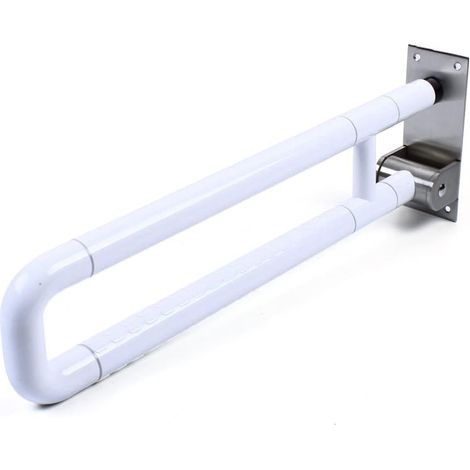 Barre Pliante Poignée Handicapé, WC WC Support Charnière, Inox Flip Up Handicap pour Personnes Âgées, Handicapées et Handicapés (1/5)