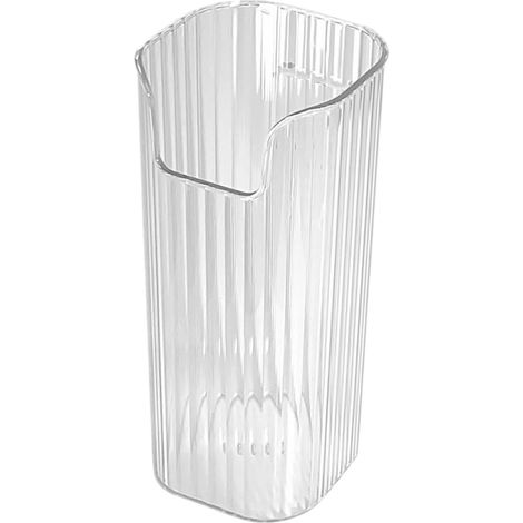 stuks - Elegante, aan de muur te bevestigen paraplu-opbergbox - Eenvoudig schoon te maken - Niet-perforeerbaar voor thuisgebruik - Doorschijnend ijswit (1/5)