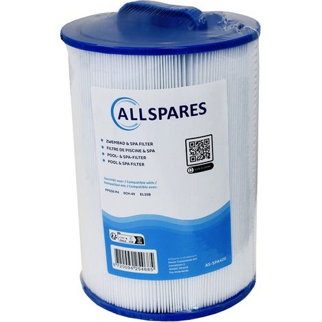 Filtro de agua para spa AllSpares compatible con SC733 / 6CH-49 / FC-0314 (Ø147 x 209 mm) (1/3)