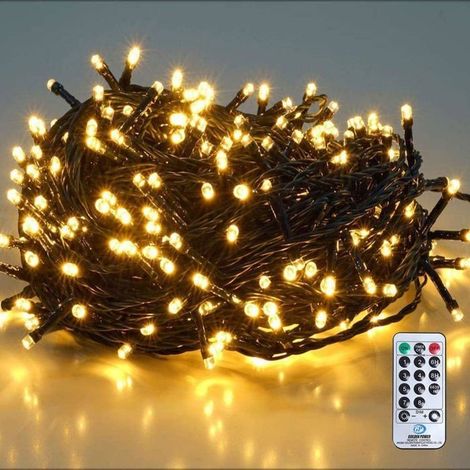 23m 360LED Guirlande Lumineuse Étanche, Lumières Sapin de Noël Guirlande Lumineuse 8 Modes avec Télécommande, Décoration Noël (1/5)