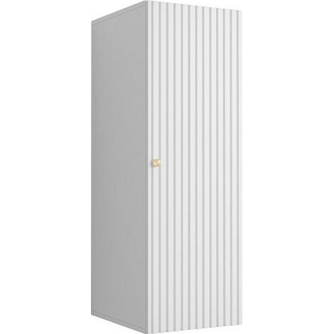 Armario de pared Anulio, Blanco, 100x34cm, Número de puertas: 140cm, MDF, Aglomerado laminado