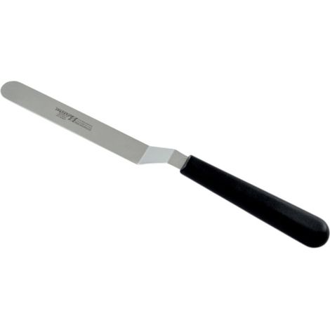 Svanera, spatola flessibile a ginocchio piegata cm 14,5 in acciaio inox con manico in nylon (1/4)