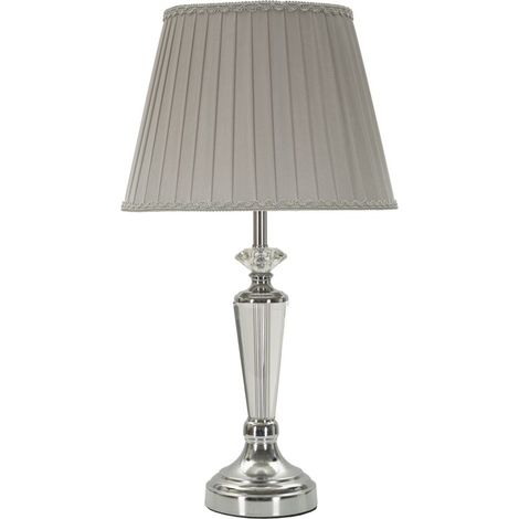 Lampe de table argentée Cm Ø 30X56 (1/5)