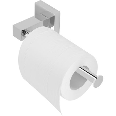 Porte-rouleau papier mural en acier inoxydable pour salle de bain et WC (1/5)