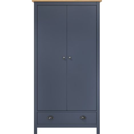 Maison Exclusive - Armario de 2 puertas Hill madera maciza pino g