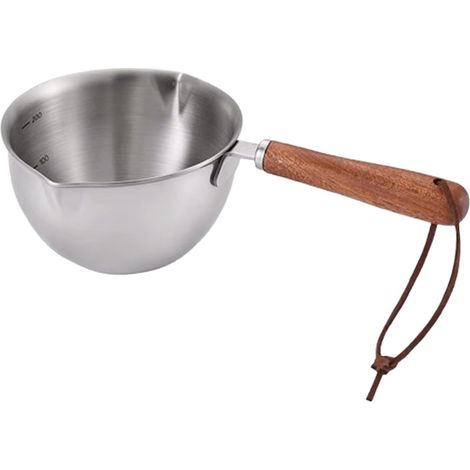 Petite Casserole en Acier Inoxydable pour Induction - Pour Le Lait, les Sauces de Rôti, le Café (150ml) (1/5)