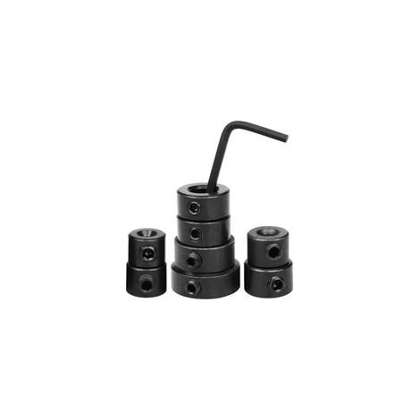 Butée de Profondeur pour Perceuse, 8 Pièces Colliers Réglables 3-16 mm avec Clé Hexagonale, Accessoire de Positionnement Précis (1/4)