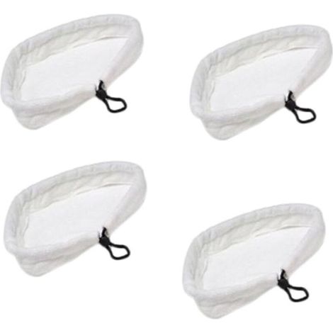 4Pcs Serpillères Balai à Vapeur Triangulaire en Microfibre pour H2O、X5、S302、S001 Mop (1/5)
