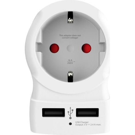 USB-Adapter Europa auf Großbritannien - Skross 1500280 (1/5)