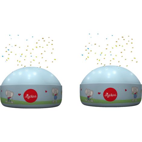 2er Set Zauberhafte Nachtlichter Sternprojektor LED-Farbwechsler 3 Farben (1/4)