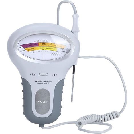 Qualité Eau Testeur,Portable Numérique Moniteur,Ph Eau Testeur Analyse Chlore Piscine Kit Test