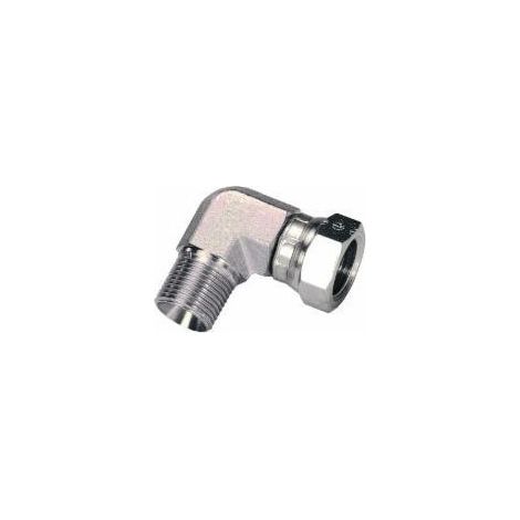 Adaptateur 90° Mâle/Femelle tournant 1/4" (Lot de 2) (1/2)