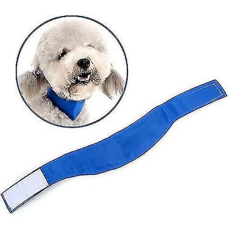 Yoitea Kühlhalsband für Hunde, Eisbandana, kühlender Halsschal, ungiftiges Gel, bequem und verstellbar, ideal für den Sommer, lindert Hitze und Hecheln.