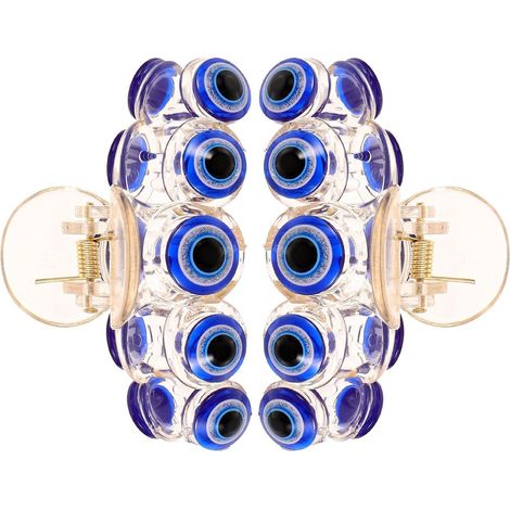Pieces Large Blue Evil Eye Resin Claw Clips (1/5)