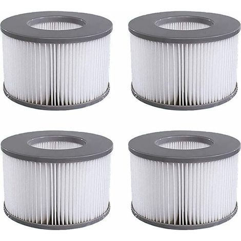 Lot de 4 Cartouches filtrantes de Rechange, pour Les mspa Whirlpool, Les Spa Chauds et Autres piscines gonflables, Convient aux modèles de Filtre à partir de 2020 H262 (1/5)