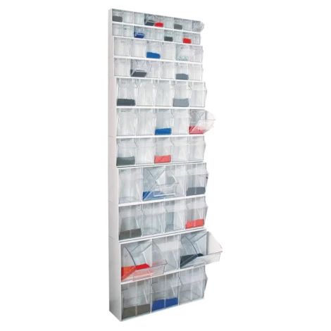 Armoire de rangement 11 modules avec 59 tiroirs basculants 1800x600x241mm (1/3)