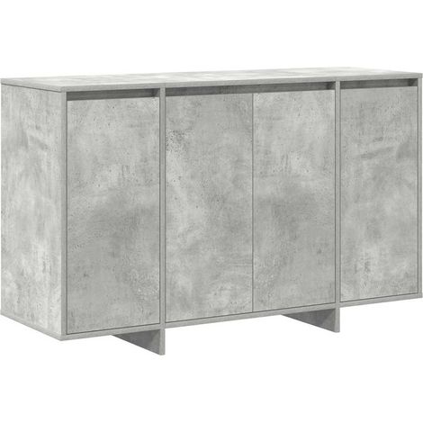 Maison Exclusive - Credenza Grigio cemento 120 x 41 x 75 cm Legno multistrato