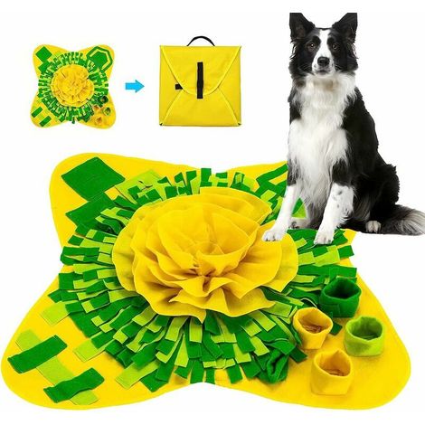 Tapis de fouille pour chien, tapis d'entraînement pour chien, jouet éducatif pour chien, jouet à alimentation lente, tapis de fouille pliable pour chien, housse de tapis (1/5)
