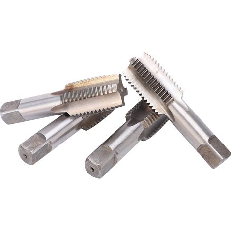 4 tarauds manuels M30 acier allié trempé haute dureté rainures droites outils de taraudage et perçage (1/5)
