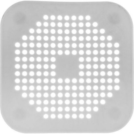 Set di 3 filtri per capelli alla francese per doccia/lavandino/vasca da bagno/doccia, tappo in gomma siliconica per bagno/cucina (grigio)