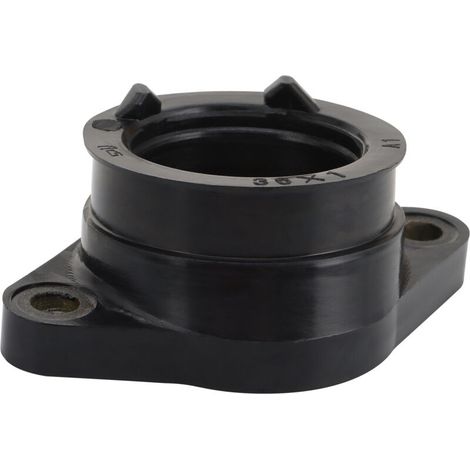 Ansaugkrümmer für AG200 Motorrad, Baujahr 1985, Originalteilenummer 36X-13586-01, Vergaser-Anschlussrohr, Ansaugrohrdichtung. (1/4)
