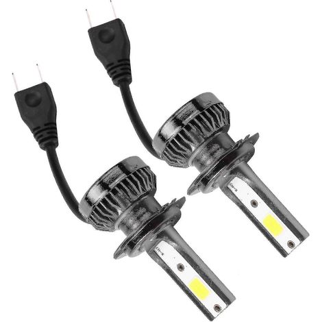 2 ampoules LED pour phares 1400 W, blanc 6000 K, prêtes à l'emploi (H7) (1/5)
