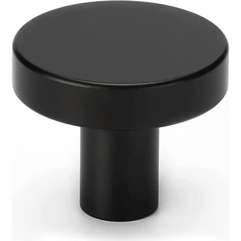 4 Stück Schrankknöpfe Schwarz Möbelknöpfe Schwarz Matt Schubladenknöpfe Türknöpfe Küchenknöpfe Schrankknöpfe Vintage Knöpfe Schrank Moderne Möbelknöpfe für Schlafzimmer (1/5)