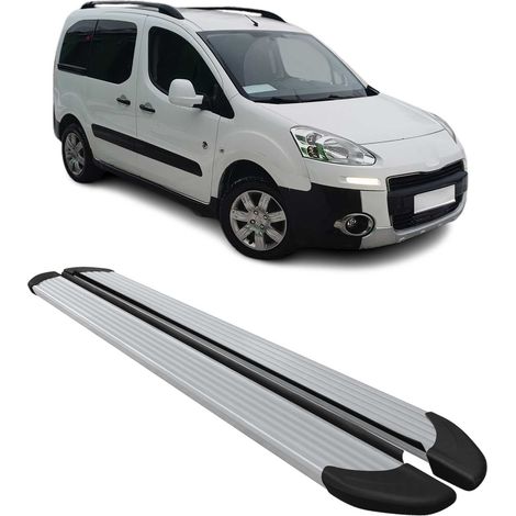 Marchepieds Latéraux pour Peugeot Partner Tepee 2008 à 2018, Marchepied latéral de Voiture en Aluminium, 2 Pcs (1/5)