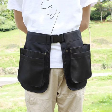 Ceinture porte-outils de jardinage — Tablier multifonctionnel Sacoche de rangement ajustable Organisateur de taille élégant — Convient aux plombiers, charpentiers, paysagistes et à tous les utilisat (1/5)