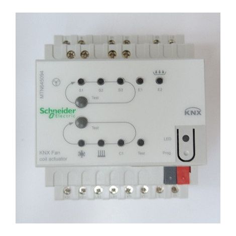 Schneider KNX MTN645094 FAN COIL CONTROLLER ACTUATOR REG-K LIGHT (1/2)