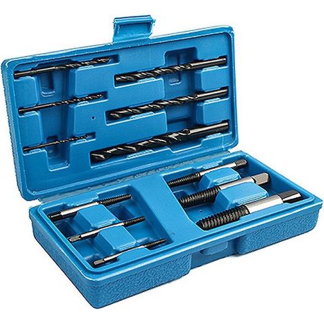 12-teiliges Schraubenentfernungs-Set, manueller Schraubenentferner, Rostschrauben-Ausdreher, Ausdreher für abgebrochene und festsitzende Schrauben (1/5)