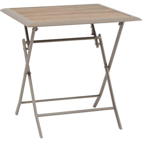 Azua tavolo da giardino pieghevole a 2 posti caffè 71x71cm - Hespéride