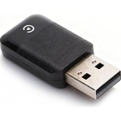 Adaptateur Car Play sans Fil, Convertit Le Câblé en sans Fil, WiFi 5,8 Ghz, Bluetooth 5.0, Latence Nulle, Connexion Rapide Et Stable, pour Les Véhicules Car Play, iOS 10+ (1/5)