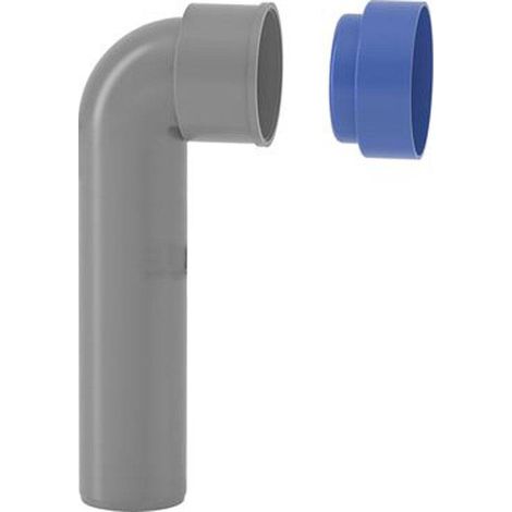 Curva tecnica prolungata senza morsetto con tappo htsw valsir diam. 40/46 (1/2)