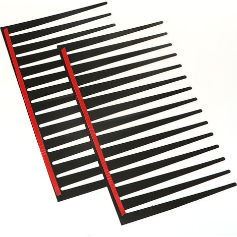 Cils de voiture, autocollants pour phares de voiture noirs, autocollants décoratifs pour le style automobile (2 paires) (1/5)