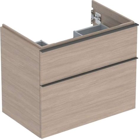 Geberit iCon mueble bajo lavabo, 2 cajones, 74x61,5x47,6 cm, (1/2)