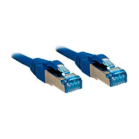 LINDY 47146 RJ45 Câble réseau, câble patch CAT 6a S/FTP 0.50 m bleu 1 pc(s) (1/2)
