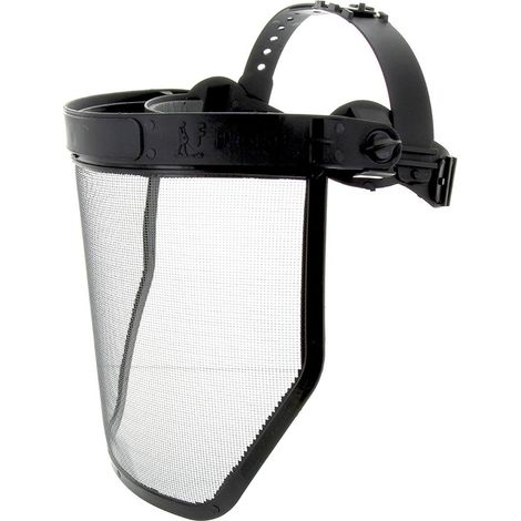 VISIERA A RETE REGOLABILE SCHERMO MASCHERA PROTETTIVA PER DECESPUGLIATORE