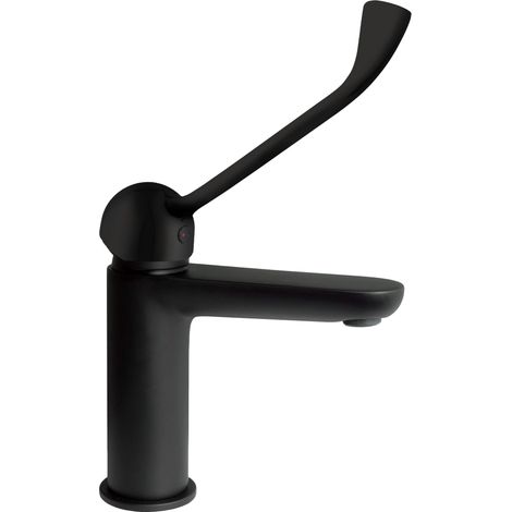 Miscelatore per lavabo in colore nero opaco con leva clinica DEANTE Alpinia BGAN20C Nero opaco (1/2)