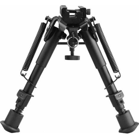 Bipied pliable - HOUSSE - 6-9 pouces - Métal - Réglable - Noir (1/4)