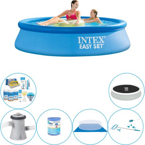 Set de piscine combinée - Intex Easy Set Ronde 244x61 cm - OFFRIR (1/5)