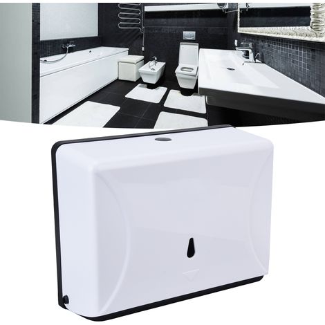 Wandmontierter Toilettenpapier- und Papierhandtuchhalter aus dickem, geruchlosem ABS mit Wandhalterung für Badezimmer, Küche oder Büro (550 g) (1/5)