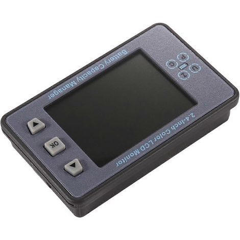 VAC8710 Coulomb Meter 2.4 Inch Color Screen Digital Ampèremètre Voltmeter--
