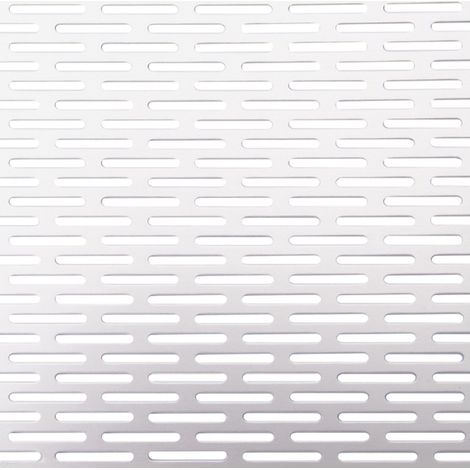 Alberts Lochblech Aluminium eloxiert 250 x 0,8 x 500 mm Schlitz Lochblech (1/3)